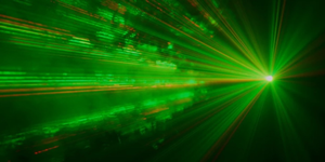 Rookmachine laserstralen